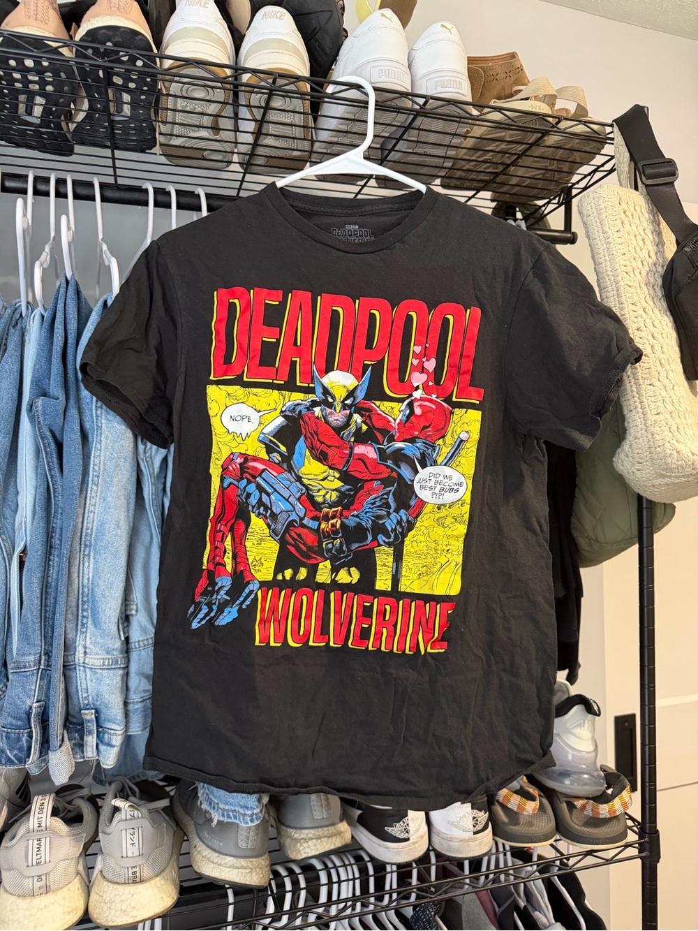 deadpool and wolverine tee